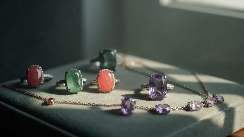 Les couleurs tendances en joaillerie